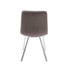 Native Home Lifestyle Squared Grey Dining Chairs (Set Of 2)